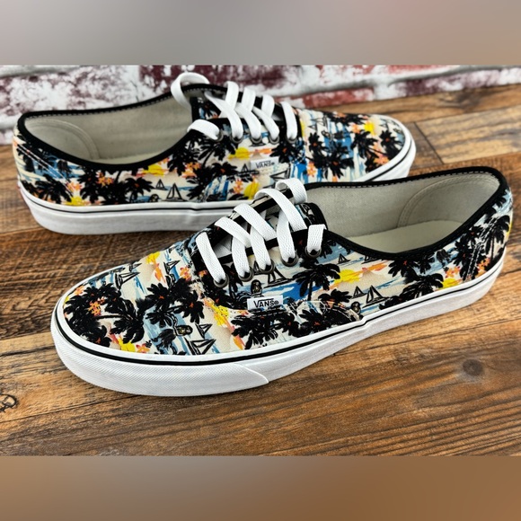 VANS "Off The Wall" Aloha Print Unisex Sneakers, US Size Men 11.5, Women N/A - Picture 9 of 11